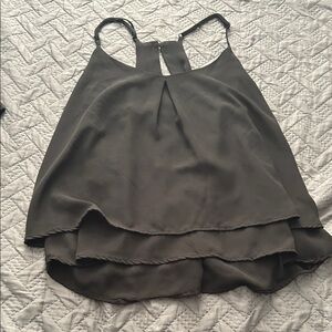 Ambiance Black Layered Camisole Top